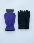 The Cold Start Kit — ice scraper glove and touchscreen driving gloves on snow